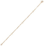 14K Gold Chain Extender for Women, Yellow Gold/White Gold/Rose Gold Adjustable Gold Necklace Anklet EXtension Chain, Available in 2/3/4 Inch - color: Rose Gold, size: 4 Inch