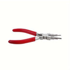 Wire Looping pincers–Create 6 Sizes (Ranging 3-9mm) of Loops & Jump Rings, 5.9" long (140mm), Polished Steel Head & PVC Comfort Handle