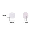 BEADIA Natural Rose Quartz Short Cylinder Beads 2x3mm 155pcs Tube Loose Semi Gemstone Beads for Jewelry Making Design - color: Rose Quartz