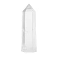Luckeeper 3" Clear Quartz Crystal Wand Obelisk | Polished 6 Faceted Reiki Chakra Meditation Therapy,1PCS - size: 3" Tall