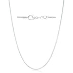 925 Sterling Silver Chain Necklace for Women 16-24 Inch Silver Jewelry Gift - size: 18 Inch, style: Round Snake Chain 1mm