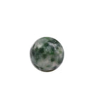 6mm Green Dot Jasper Natural Gemstone Beads for Jewelry Making Round Smooth Stone Beads 15"/Strand (Green Dot,6mm) - color: Green Dot Stone, size: 6mm