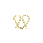 14K Gold Jewelry Clasp Necklace Extender Clasp Bracelet Extension Connector for DIY Necklace Bracelet Anklet Jewelry Making (Style 8) - size: Style 8-Yellow