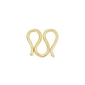 14K Gold Jewelry Clasp Necklace Extender Clasp Bracelet Extension Connector for DIY Necklace Bracelet Anklet Jewelry Making (Style 8) - size: Style 8-Yellow