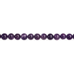 Natural Amethyst Crystal Beads 10mm Purple Beads Polished Round Smooth Healing Gemstone Beads for Jewelry Making 15 Inch(Amethyst,10mm) - color: Amethyst, size: 10mm