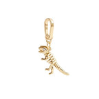 COACH Women's Collectible Signature Jewelry Charm - color: Rexy Dino Gold