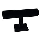 T-Bar Bracelet Holder,Bracelet Display Stand For Selling,Jewelry Organizer Watch Rack For Show (Black Velevt) - color: Black Velvet
