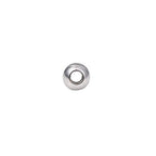 BEADIA Stainless Steel Spacer Beads 6x5mm Round Loose Charm Caps Beads for DIY Jewelry Making 100pcs with 2.5mm Hole - color: 6x5mm 2.5mm