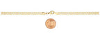 Barzel 18K Gold Plated Mariner Chain Necklace for Women, Flat Marina - Made in Brazil - color: 5MM Gold, size: 22 Inches