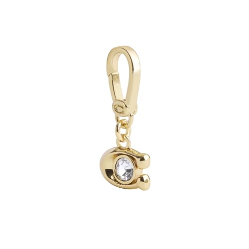 COACH Women's Collectible Signature Jewelry Charm - color: C Stone Crystal/Gold