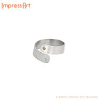 ImpressArt - Ring Making Kit for Metal Stamping Rings, Jewelry Making, Gifts and DIY Projects (Birthstone Bundle, Standard Kit) - color: Standard Kit, size: Birthstone Bundle