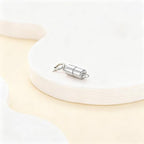 925 Sterling Silver Lobster Clasp for DIY Necklace Bracelet Jewelry Making, Double Spring Clasp with Closed Jump Rings, Necklace Extender Clasp Connector Bracelet Extension (Style 16) - style: Style 16