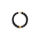 Mchic Colorful Beaded Choker Necklace for Women: Boho Large Square Acrylic Beaded Necklace Stainless Steel Adjustable Surfer Beach Strand Necklaces Summer Handmade Jewelry Gift for Women - color: Black1