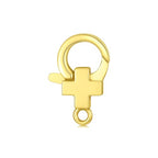 14K Yellow Gold Jewelry Clasp Necklace Extender Clasp Bracelet Extension Connector for DIY Necklace Bracelet Anklet Jewelry Making, 14K Gold Clasp for DIY Jewelry Making (Style 6) - style: Style 6