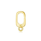 10K Gold Jewelry Clasp Necklace Extender Clasp Bracelet Extension Connector for DIY Necklace Bracelet Anklet Jewelry Making (Style 6) - style: Style 6