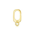 14K Gold Jewelry Clasp Necklace Extender Clasp Bracelet Extension Connector for DIY Necklace Bracelet Anklet Jewelry Making (Style 13) - size: Style 13-Yellow