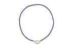 Kendra Scott, Women's, Emery Beaded Strand Necklace - color: Gold Blue Lapis