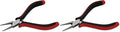 The Beadsmith Round Nose Pliers – Fine Tips – 5 inches (127mm) – Ergonomic Handle with Double Leaf Springs – Jewelry Making Tool for Creating Bracelets, Earrings and Necklaces (Pack of 2) - size: Round Nose - 5" (Pack of 2)