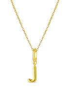 OVRUNS Initial Charm for Women,Letter Bracelet Necklace Charms Alphabet Pendant Charms With Clasp - color: Gold, style: Letter J