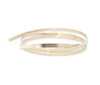 Bezel Strip 14/20 Yellow Gold Filled Wire 1/8" x 26 Gauge Single-Clad 1 Foot by CRAFT WIRE - size: 1/8" x 26 Gauge, style: 1 Foot