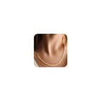 CHESKY Gold Necklace for Women-14K Plated/S925 sterling silver Snake Chain Necklace Dainty Simple Chunky Herringbone Necklace Gold Choker Necklaces Jewelry for Women Mothers Day Gifts for Mom - color: gold, style: 3mm 16.5 inch snake