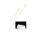 Gold Necklace Extender 14K Gold Plated Durable Necklace Extender, 925 Sterling Silver Chain for Bracelet Anklet, 2 Piece Set 3" 6" Inches - color: Gold, size: 3 6 inch