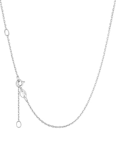 ChicSilver 1.1mm/ 1.5mm 925 Sterling Silver Chains for Women Dainty Thin Silver Necklace Chain for Women - 16/18/20/22/24 Inch - color: 1.5mm Width - Silver, size: 18 Inches Length