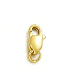 14K Yellow Gold Jewelry Clasp Necklace Extender, Double Lobster Clasp Bracelet Extension Connector for DIY Necklace Bracelet Anklet Jewelry Making, 14K Gold Double Spring Clasp (Style 6) - style: Style 6