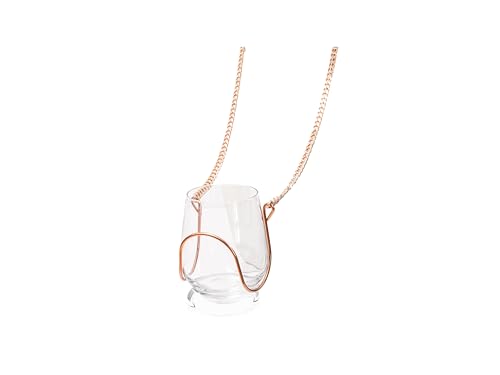 – (Silver, Gold or Bronze Chain Design The most unique, fashionable and functional product in beverage accessories - color: Rose Gold