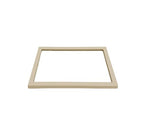Top Lid for Large Beige Premium Quality Velvet Jewelry Display Box Tray Stackable Practical Trade Show Home Store Glass Lid - color: Glass Lid