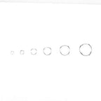 BEADIA Open Jump Rings Sliver 6 Sizes 2400pcs with Lobster Claw Clasps Set for DIY Jewelry Making Supplies - color: Silver, size: Variety Pack (6 Sizes)