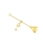 18k Yellow Gold 1"/2"/3"/4"/5"/6" Adjustable Necklace Extender Chain, 18k Gold Adjustable Necklace Extender Bracelet Anklet Extension Chain, Adjustable Bracelet Extender 18k Gold - color: style 3, size: 3inch