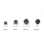 BEADIA Faceted Natural Black Spectrolite Stone Round Beads 10mm 36cm/Strand for Jewelry Making - color: Black Spectrolite, size: 10mm