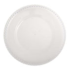 13" Charger Plates - Set of 24 - Clear Round Acrylic Disposable Chargers with Beaded Rim, Ideal for Dinner Party Wedding Bulk Events - color: Clear, size: 13" Charger Plate, 24 Pack