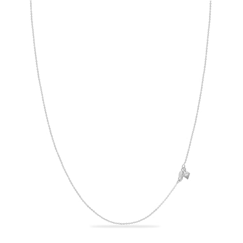 KEZEF 18K Gold over Silver Chain, Gold Chain Women, 1mm Cable Sterling Silver Chain Necklace for Women, Diamond-Cut Elegant, Thin, Sturdy, 16, 18, 20, 22, 24 Inches - color: Sterling Silver, size: 16 Inch (Very Short)