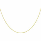 HARFINGTON Herringbone Necklaces Stainless Steel Snake Chain Necklace Adjustable Flat Chain for Women Jewelry Gift - color: Gold, size: 22" x 0.1"