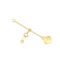18k Yellow Gold 1"/2"/3"/4"/5"/6" Adjustable Necklace Extender Chain, 18k Gold Adjustable Necklace Extender Bracelet Anklet Extension Chain, Adjustable Bracelet Extender 18k Gold - color: style 1, size: 3inch