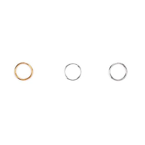 BEADIA Open Jump Rings Sliver 0.8x8mm 300pcs for DIY Jewelry Making Supplies - color: Silver, size: 0.8*8mm