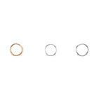 BEADIA Open Jump Rings Gold 0.8x8mm 300pcs for DIY Jewelry Making Supplies - color: Gold, size: 0.8*8mm