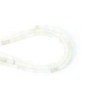 5x12mm Natural White Jasper Stone Bamboo Shape Gem Healing Energy Loose Spacer Beads for DIY Necklace Bracelet Earring - color: White Jasper