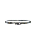 Made by Nami Surfer Anklet with Snap Hook Clasp Waterproof & Adjustable Thin String Ankle Bracelets for Women and Men Handmade Jewelry for Beach and Music Festival Accessories - color: Camouflage Black