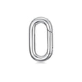 925 Sterling Silver Double Opening Lobster Clasp, Necklace Bracelet Anklet Jewelry Extender Clasp for DIY Jewelry Making (Style 5-1pc) - style: style 5-1pc