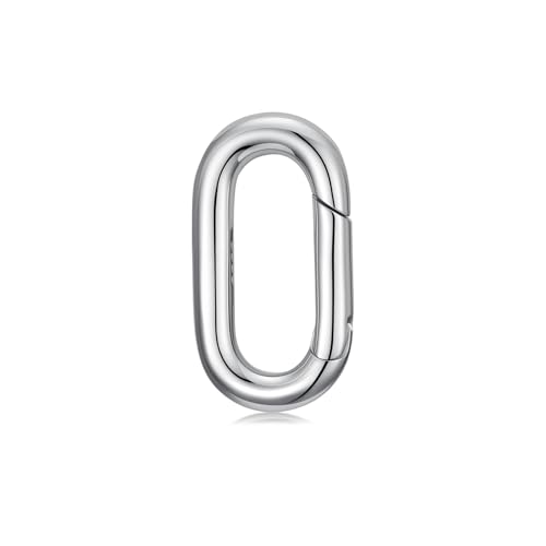 925 Sterling Silver Double Opening Lobster Clasp, Necklace Bracelet Anklet Jewelry Extender Clasp for DIY Jewelry Making (Style 5-1pc) - style: style 5-1pc