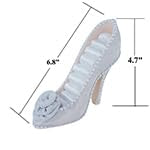 2 PCS Set Jewlery Display Shoe Ring Holder - Mannequin Necklace Display Bracelet Orgaziner (Silver) - color: Silver