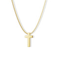 Carffordo Gold Plated Necklaces for Women - Dainty Layered 14K Gold Plated Stack Paperclip Rope Cuban Toggle Link Chain Choker Necklace Set Chunky Trendy Jewelry Gift - style: Cross