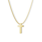 Carffordo Gold Plated Necklaces for Women - Dainty Layered 14K Gold Plated Stack Paperclip Rope Cuban Toggle Link Chain Choker Necklace Set Chunky Trendy Jewelry Gift - style: Cross