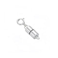 925 Sterling Silver Lobster Clasp for DIY Necklace Bracelet Jewelry Making, Double Spring Clasp with Closed Jump Rings, Necklace Extender Clasp Connector Bracelet Extension (Style 16) - style: Style 16