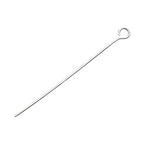 Shapenty 200PCS Mini Metal Wire Eyepins Beading Small Open Eye Head Pins Needles Bulk for DIY Craft Bead Earring Pendant Necklace Bracelet Jewelry Charm Finding Making (35mm/1.38inch, Silver) - color: Silver, size: 35 mm