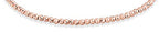 Miabella 925 Sterling Silver or 18K Gold Plated Diamond-Cut Adjustable Bolo 2.5mm Bead Ball Bracelet for Women, Made in Italy - color: rose-gold-plated-silver
