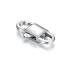 925 Sterling Silver Double Opening Lobster Clasp, Necklace Bracelet Anklet Jewelry Extender Clasp for DIY Jewelry Making (Style 2-1pc) - style: style 2-1pc